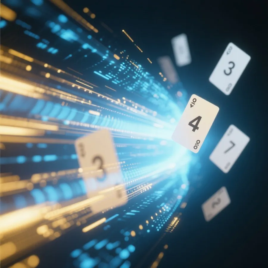 High-speed data stream illustration